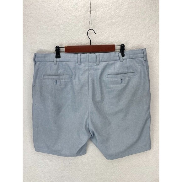 Peter Millar Chino Shorts Men’s Size 38 Blue Pastel Flat Front 9” Inseam - Picture 7 of 8